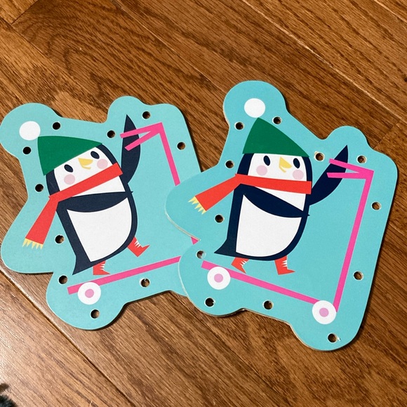 Wintertime & Christmas Lacing Shapes (set of 15) - Picture 6 of 11